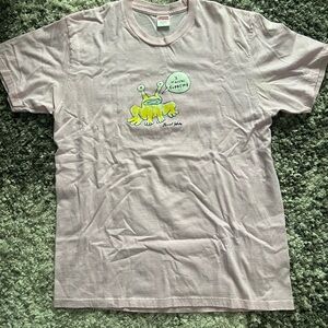 Supreme Light Pink Alien Graphic Tee